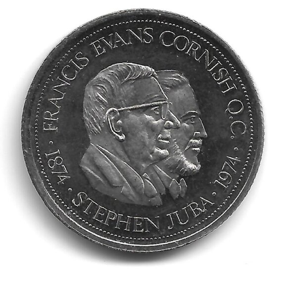 1974 Winnipeg Centennial Dollar Commemorative Token (b861-2) - Picture 2 of 2